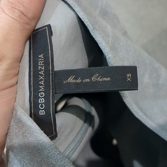 BCBG suede grey dress - Picture 5 of 5